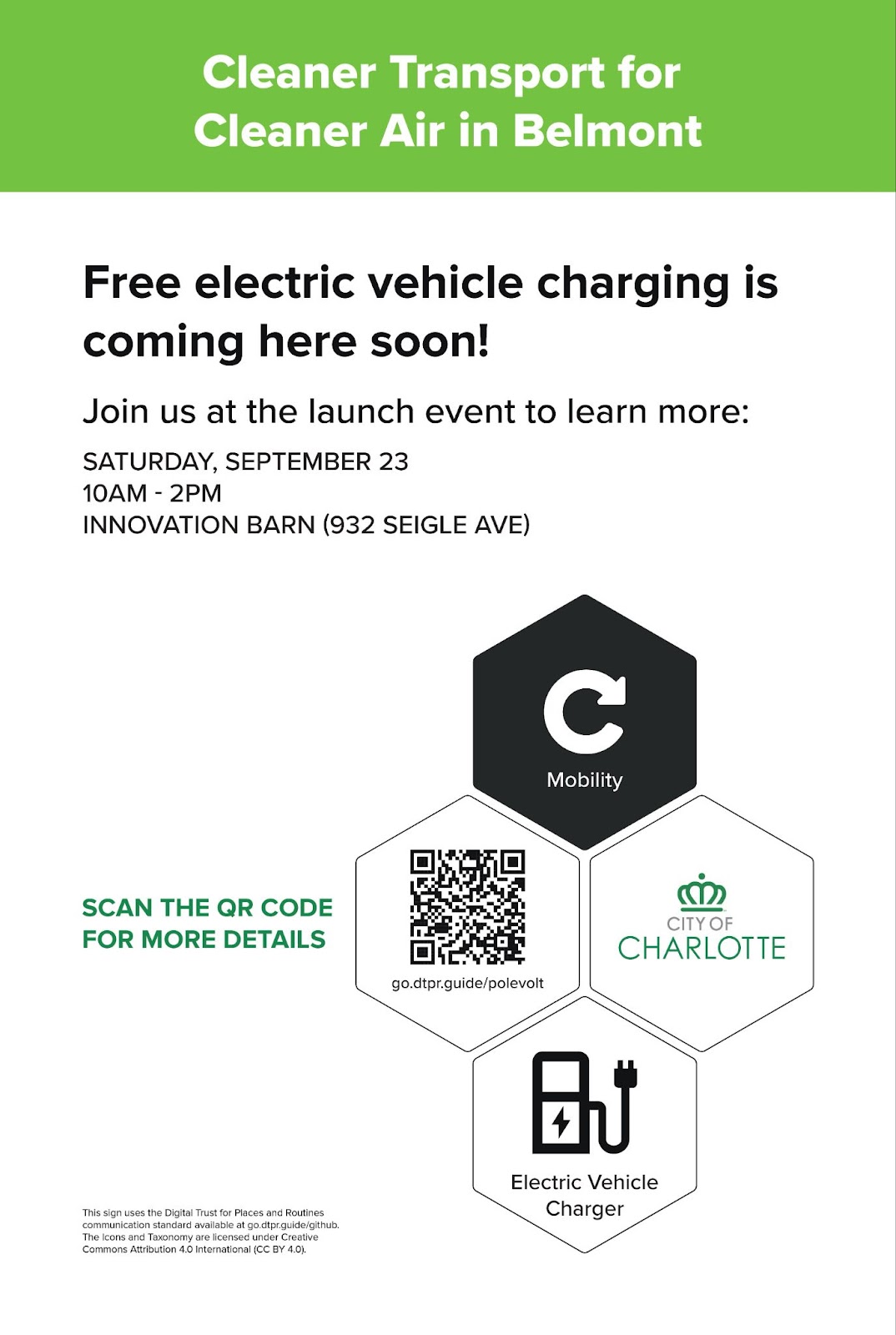 This sign uses the Digital Trust for Places and Routines communication standard available at go.dtpr.guide/github. The Icons and Taxonomy are licensed under Creative Commons Attribution 4.0 International (CC BY 4.0).